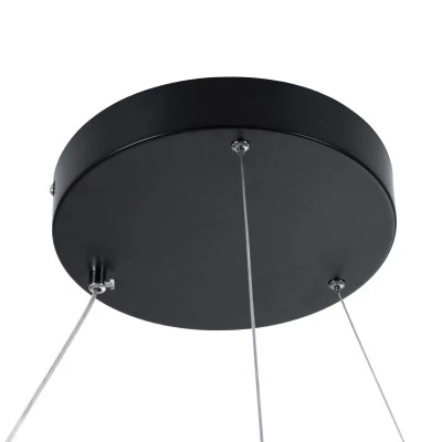 Κρεμαστό Φωτιστικό Δαχτυλίδι-Κύκλος LED DIAMOND CCT 75W 8400lm 360° AC 220-240V - Εναλλαγή Φωτισμού μέσω Τηλεχειριστηρίου All In One- Μαύρο GloboStar® DIAMOND 61519 Κρεμαστό Φωτιστικό Δαχτυλίδι-Κύκλος LED CCT 75W 8400lm 360° AC 220-240V - Εναλλαγή Φωτισμού μέσω Τηλεχειριστηρίου All In One Ψυχρό 6000k+Φυσικό 4500k+Θερμό 2700k Dimmable Φ100cm - Μαύρο - 3 Years Warranty