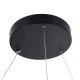 Κρεμαστό Φωτιστικό Δαχτυλίδι-Κύκλος LED DIAMOND CCT 75W 8400lm 360° AC 220-240V - Εναλλαγή Φωτισμού μέσω Τηλεχειριστηρίου All In One- Μαύρο GloboStar® DIAMOND 61519 Κρεμαστό Φωτιστικό Δαχτυλίδι-Κύκλος LED CCT 75W 8400lm 360° AC 220-240V - Εναλλαγή Φωτισμού μέσω Τηλεχειριστηρίου All In One Ψυχρό 6000k+Φυσικό 4500k+Θερμό 2700k Dimmable Φ100cm - Μαύρο - 3 Years Warranty