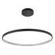 Κρεμαστό Φωτιστικό Δαχτυλίδι-Κύκλος LED DIAMOND CCT 67W 7504lm 360° AC 220-240V - Εναλλαγή Φωτισμού μέσω Τηλεχειριστηρίου All In One - Μαύρο GloboStar® DIAMOND 61520 Κρεμαστό Φωτιστικό Δαχτυλίδι-Κύκλος LED CCT 67W 7504lm 360° AC 220-240V - Εναλλαγή Φωτισμού μέσω Τηλεχειριστηρίου All In One Ψυχρό 6000k+Φυσικό 4500k+Θερμό 2700k Dimmable Φ80cm - Μαύρο - 3 Years Warranty