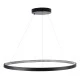 Κρεμαστό Φωτιστικό Δαχτυλίδι-Κύκλος LED DIAMOND CCT 67W 7504lm 360° AC 220-240V - Εναλλαγή Φωτισμού μέσω Τηλεχειριστηρίου All In One - Μαύρο GloboStar® DIAMOND 61520 Κρεμαστό Φωτιστικό Δαχτυλίδι-Κύκλος LED CCT 67W 7504lm 360° AC 220-240V - Εναλλαγή Φωτισμού μέσω Τηλεχειριστηρίου All In One Ψυχρό 6000k+Φυσικό 4500k+Θερμό 2700k Dimmable Φ80cm - Μαύρο - 3 Years Warranty