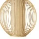 Boho Κρεμαστό Φωτιστικό HIBISCUS Μονόφωτο 1 x E27 AC220-240V IP20 - Φ28 x Υ28cm - Μπεζ Ξύλινο Πλέγμα GloboStar® HIBISCUS 01934 Boho Κρεμαστό Φωτιστικό Πλέγμα Μονόφωτο 1 x E27 IP20 Μπεζ Ξύλο - Μ28 x Π28 x Υ28cm