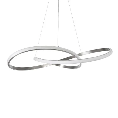 Κρεμαστό Φωτιστικό Design LED DEXTER CCT 90W 10080lm 300° AC 220-240V - Εναλλαγή Φωτισμού μέσω Τηλεχειριστηρίου All In One - Νίκελ Ασημί Βούρτσας GloboStar® DEXTER 60915 Κρεμαστό Φωτιστικό Οροφής Design LED CCT 90W 10080lm 300° AC 220-240V - Εναλλαγή Φωτισμού μέσω Τηλεχειριστηρίου All In One Ψυχρό 6000k+Φυσικό 4500k+Θερμό 2700k Dimmable Φ73cm - Νίκελ Ασημί Βούρτσας - 3 Years Warranty