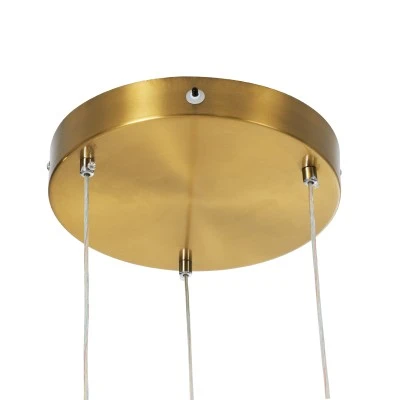 Κρεμαστό Φωτιστικό KIBOO-TRIO Design LED CCT 90W 10350lm 360° AC 220-240V - Εναλλαγή Φωτισμού μέσω Τηλεχειριστηρίου All In One - Χρυσό Πλατίνα GloboStar® KIBOO-TRIO 60932 Κρεμαστό Φωτιστικό Οροφής Design LED CCT 90W 10350lm 360° AC 220-240V - Εναλλαγή Φωτισμού μέσω Τηλεχειριστηρίου All In One Ψυχρό 6000k+Φυσικό 4500k+Θερμό 2700k Dimmable Μ60 x Π60 x Υ80cm - Χρυσό Πλατίνα - 3 Years Warranty