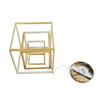 Κρεμαστό Φωτιστικό KIBOO-TRIO Design LED CCT 90W 10350lm 360° AC 220-240V - Εναλλαγή Φωτισμού μέσω Τηλεχειριστηρίου All In One - Χρυσό Πλατίνα GloboStar® KIBOO-TRIO 60932 Κρεμαστό Φωτιστικό Οροφής Design LED CCT 90W 10350lm 360° AC 220-240V - Εναλλαγή Φωτισμού μέσω Τηλεχειριστηρίου All In One Ψυχρό 6000k+Φυσικό 4500k+Θερμό 2700k Dimmable Μ60 x Π60 x Υ80cm - Χρυσό Πλατίνα - 3 Years Warranty