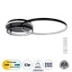 Φωτιστικό Οροφής Δαχτυλίδι-Κύκλος LED NEMESIS CCT 67W 7573lm 360° AC 220-240V - Εναλλαγή Φωτισμού μέσω Τηλεχειριστηρίου All In One - Μαύρο GloboStar® NEMESIS 61105 Φωτιστικό Οροφής Δαχτυλίδι-Κύκλος LED CCT 67W 7573lm 360° AC 220-240V - Εναλλαγή Φωτισμού μέσω Τηλεχειριστηρίου All In One Ψυχρό 6000k+Φυσικό 4500k+Θερμό 2700k Dimmable Φ25+45cm+BackLight - Μαύρο - 3 Years Warranty