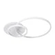 GloboStar® NEMESIS 61106 Φωτιστικό Οροφής Δαχτυλίδι-Κύκλος LED CCT 67W 7573lm 360° AC 220-240V - Εναλλαγή Φωτισμού μέσω Τηλεχειριστηρίου All In One Ψυχρό 6000k+Φυσικό 4500k+Θερμό 2700k Dimmable Φ25+45cm+BackLight - Λευκό - 3 Years Warranty