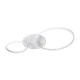 GloboStar® NEMESIS 61106 Φωτιστικό Οροφής Δαχτυλίδι-Κύκλος LED CCT 67W 7573lm 360° AC 220-240V - Εναλλαγή Φωτισμού μέσω Τηλεχειριστηρίου All In One Ψυχρό 6000k+Φυσικό 4500k+Θερμό 2700k Dimmable Φ25+45cm+BackLight - Λευκό - 3 Years Warranty