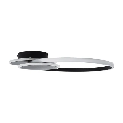 Φωτιστικό Οροφής Δαχτυλίδι-Κύκλος LED CIRCUO CCT 75W 8400lm 360° AC 220-240V - Εναλλαγή Φωτισμού μέσω Τηλεχειριστηρίου All In One - Μαύρο GloboStar® CIRCUO 61229 Φωτιστικό Οροφής Δαχτυλίδι-Κύκλος LED CCT 75W 8400lm 360° AC 220-240V - Εναλλαγή Φωτισμού μέσω Τηλεχειριστηρίου All In One Ψυχρό 6000k+Φυσικό 4500k+Θερμό 2700k Dimmable Μ53 x Π42.5 x Υ9cm - Μαύρο - 3 Years Warranty
