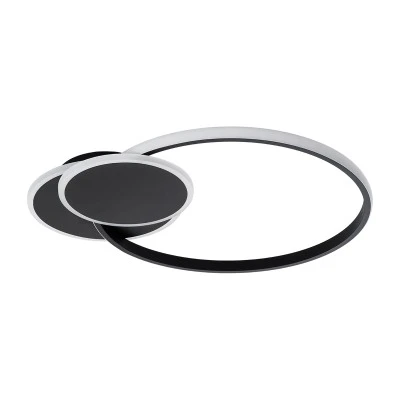 Φωτιστικό Οροφής Δαχτυλίδι-Κύκλος LED CIRCUO CCT 75W 8400lm 360° AC 220-240V - Εναλλαγή Φωτισμού μέσω Τηλεχειριστηρίου All In One - Μαύρο GloboStar® CIRCUO 61229 Φωτιστικό Οροφής Δαχτυλίδι-Κύκλος LED CCT 75W 8400lm 360° AC 220-240V - Εναλλαγή Φωτισμού μέσω Τηλεχειριστηρίου All In One Ψυχρό 6000k+Φυσικό 4500k+Θερμό 2700k Dimmable Μ53 x Π42.5 x Υ9cm - Μαύρο - 3 Years Warranty
