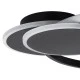 Φωτιστικό Οροφής Δαχτυλίδι-Κύκλος LED CIRCUO CCT 75W 8400lm 360° AC 220-240V - Εναλλαγή Φωτισμού μέσω Τηλεχειριστηρίου All In One - Μαύρο GloboStar® CIRCUO 61229 Φωτιστικό Οροφής Δαχτυλίδι-Κύκλος LED CCT 75W 8400lm 360° AC 220-240V - Εναλλαγή Φωτισμού μέσω Τηλεχειριστηρίου All In One Ψυχρό 6000k+Φυσικό 4500k+Θερμό 2700k Dimmable Μ53 x Π42.5 x Υ9cm - Μαύρο - 3 Years Warranty
