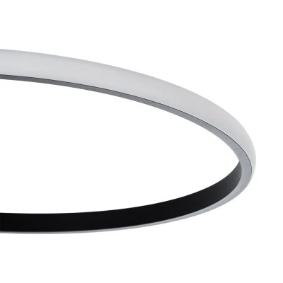 Φωτιστικό Οροφής Δαχτυλίδι-Κύκλος LED CIRCUO CCT 75W 8400lm 360° AC 220-240V - Εναλλαγή Φωτισμού μέσω Τηλεχειριστηρίου All In One - Μαύρο GloboStar® CIRCUO 61229 Φωτιστικό Οροφής Δαχτυλίδι-Κύκλος LED CCT 75W 8400lm 360° AC 220-240V - Εναλλαγή Φωτισμού μέσω Τηλεχειριστηρίου All In One Ψυχρό 6000k+Φυσικό 4500k+Θερμό 2700k Dimmable Μ53 x Π42.5 x Υ9cm - Μαύρο - 3 Years Warranty