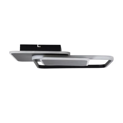 Φωτιστικό Οροφής Δαχτυλίδι-Κύκλος LED SQUARO CCT 75W 8400lm 360° AC 220-240V - Εναλλαγή Φωτισμού μέσω Τηλεχειριστηρίου All In One Ψυχρό - Μαύρο GloboStar® SQUARO 61231 Φωτιστικό Οροφής Δαχτυλίδι-Κύκλος LED CCT 75W 8400lm 360° AC 220-240V - Εναλλαγή Φωτισμού μέσω Τηλεχειριστηρίου All In One Ψυχρό 6000k+Φυσικό 4500k+Θερμό 2700k Dimmable Μ48.5 x Π51 x Υ9cm - Μαύρο - 3 Years Warranty