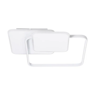Φωτιστικό Οροφής Δαχτυλίδι-Κύκλος LED SQUARO CCT 75W 8400lm 360° AC 220-240V - Εναλλαγή Φωτισμού μέσω Τηλεχειριστηρίου All In One Ψυχρό- Λευκό GloboStar® SQUARO 61232 Φωτιστικό Οροφής Δαχτυλίδι-Κύκλος LED CCT 75W 8400lm 360° AC 220-240V - Εναλλαγή Φωτισμού μέσω Τηλεχειριστηρίου All In One Ψυχρό 6000k+Φυσικό 4500k+Θερμό 2700k Dimmable Μ48.5 x Π51 x Υ9cm - Λευκό - 3 Years Warranty