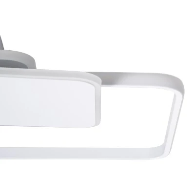 Φωτιστικό Οροφής Δαχτυλίδι-Κύκλος LED SQUARO CCT 75W 8400lm 360° AC 220-240V - Εναλλαγή Φωτισμού μέσω Τηλεχειριστηρίου All In One Ψυχρό- Λευκό GloboStar® SQUARO 61232 Φωτιστικό Οροφής Δαχτυλίδι-Κύκλος LED CCT 75W 8400lm 360° AC 220-240V - Εναλλαγή Φωτισμού μέσω Τηλεχειριστηρίου All In One Ψυχρό 6000k+Φυσικό 4500k+Θερμό 2700k Dimmable Μ48.5 x Π51 x Υ9cm - Λευκό - 3 Years Warranty