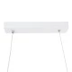 GloboStar® MORALES 61276 Κρεμαστό Φωτιστικό Οροφής Design LED CCT 54W 6048lm 200° AC 220-240V - Εναλλαγή Φωτισμού μέσω Τηλεχειριστηρίου All In One Ψυχρό 6000k+Φυσικό 4500k+Θερμό 2700k Dimmable Μ90 x Π14 x Υ14cm - Λευκό - 3 Years Warranty
