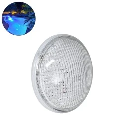 Λάμπα LED POOLANO Σποτ Πισίνας GX16D PAR56 25W 1875lm 120° AC/DC 12V στεγανή IP68 IK06 Tempered Glass Φ18 x Υ10cm Θερμό φως 2700K - Bridgelux Chip