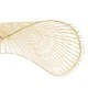 GloboStar® MELEMELE 01841 Boho Κρεμαστό Φωτιστικό Οροφής Μονόφωτο 1 x E27 AC220-240V IP20 - Φ75 x Υ10cm - Μπεζ Ξύλινο Μπαμπού Πλέγμα - 5 Χρόνια Εγγύηση