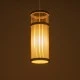 Boho Κρεμαστό Φωτιστικό HIBISCUS Μονόφωτο 1 x E27 AC220-240V IP20 - Φ13 x Υ35cm - Μπεζ Ξύλινο Πλέγμα GloboStar® HIBISCUS 01937 Boho Κρεμαστό Φωτιστικό Πλέγμα Μονόφωτο 1 x E27 IP20 Μπεζ Ξύλο - Μ13 x Π13 x Υ35cm