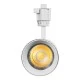 Μονοφασικό Σποτ Ράγας LUGANO LED 30W 3900lm 36° Ψυχρό φως 6000K AC 220-240V IP20 EUROTRACK® Λευκό Bridgelux Chip