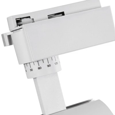 Μονοφασικό Σποτ Ράγας LUGANO LED 30W 3900lm 36° Ψυχρό φως 6000K AC 220-240V IP20 EUROTRACK® Λευκό Bridgelux Chip