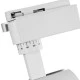 Μονοφασικό Σποτ Ράγας LUGANO LED 30W 3900lm 36° Ψυχρό φως 6000K AC 220-240V IP20 EUROTRACK® Λευκό Bridgelux Chip