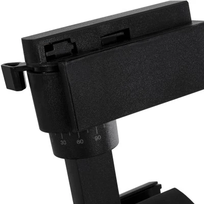 Σποτ Ράγας Μονοφασικό LUGANO LED 30W 3900lm 36° Ψυχρό φως 6000K AC 220-240V IP20 EUROTRACK® Μαύρο Bridgelux Chip