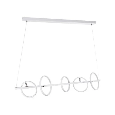 Κρεμαστό Φωτιστικό Design LED CIRCOLARE CCT 75W 8400lm 360° AC 220-240V - Εναλλαγή Φωτισμού μέσω Τηλεχειριστηρίου All In One - Λευκό GloboStar® CIRCOLARE 61320 Κρεμαστό Φωτιστικό Οροφής Design LED CCT 75W 8400lm 360° AC 220-240V - Εναλλαγή Φωτισμού μέσω Τηλεχειριστηρίου All In One Ψυχρό 6000k+Φυσικό 4500k+Θερμό 2700k Dimmable Μ120 x Π25 x Υ25cm - Λευκό - 3 Χρόνια Εγγύηση