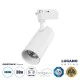 Μονοφασικό Σποτ Ράγας LUGANO LED 30W 3900lm 36° Ψυχρό φως 6000K AC 220-240V IP20 EUROTRACK® Λευκό Bridgelux Chip
