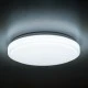 GloboStar® SENSORANO 60994 Πλαφονιέρα Οροφής LED 30W 3000lm 120° AC 220-240V με Ενσωματωμένο Σύστημα Ρυθμιζόμενου Microwave Αισθητήρα Κίνησης - Αδιάβροχη IP54 Φ38 x Υ5.3cm Ψυχρό Λευκό 6000K - Λευκό - Bridgelux Chips - 3 Years Warranty