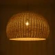 Boho Κρεμαστό Φωτιστικό RAITO Μονόφωτο 1 x E27 AC220-240V IP20 - Φ100 x Υ63cm - Μπεζ Ξύλινο Μπαμπού Πλέγμα Καμπάνα GloboStar® RAITO 01826 Boho Κρεμαστό Φωτιστικό Καμπάνα Μονόφωτο 1 x E27 IP20 Μπεζ Ξύλο - Μ100 x Π100 x Υ63cm