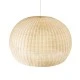 Boho Κρεμαστό Φωτιστικό RAITO Μονόφωτο 1 x E27 AC220-240V IP20 - Φ100 x Υ63cm - Μπεζ Ξύλινο Μπαμπού Πλέγμα Καμπάνα GloboStar® RAITO 01826 Boho Κρεμαστό Φωτιστικό Καμπάνα Μονόφωτο 1 x E27 IP20 Μπεζ Ξύλο - Μ100 x Π100 x Υ63cm