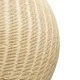Boho Κρεμαστό Φωτιστικό RAITO Μονόφωτο 1 x E27 AC220-240V IP20 - Φ100 x Υ63cm - Μπεζ Ξύλινο Μπαμπού Πλέγμα Καμπάνα GloboStar® RAITO 01826 Boho Κρεμαστό Φωτιστικό Καμπάνα Μονόφωτο 1 x E27 IP20 Μπεζ Ξύλο - Μ100 x Π100 x Υ63cm
