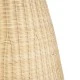 GloboStar® MAHANA 01827 Boho Κρεμαστό Φωτιστικό Πλέγμα Μονόφωτο 1 x E27 IP20 Μπεζ Ξύλο - Μ80 x Π80 x Υ130cm