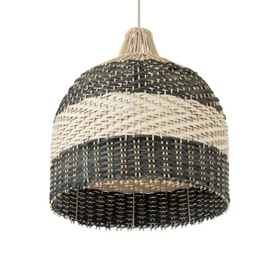 Boho Κρεμαστό Φωτιστικό BARBADOS Μονόφωτο 1 x E27 AC220-240V IP20 - Φ40 x Υ45cm - Μπεζ με Χακί Ξύλινο Μπαμπού Πλέγμα Καμπάνα GloboStar® BARBADOS 01944 Boho Κρεμαστό Φωτιστικό Καμπάνα Μονόφωτο 1 x E27 IP20 Μπεζ & Χακί Ξύλο - Μ40 x Π40 x Υ45cm