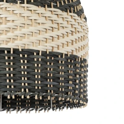 Boho Κρεμαστό Φωτιστικό BARBADOS Μονόφωτο 1 x E27 AC220-240V IP20 - Φ40 x Υ45cm - Μπεζ με Χακί Ξύλινο Μπαμπού Πλέγμα Καμπάνα GloboStar® BARBADOS 01944 Boho Κρεμαστό Φωτιστικό Καμπάνα Μονόφωτο 1 x E27 IP20 Μπεζ & Χακί Ξύλο - Μ40 x Π40 x Υ45cm