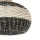 GloboStar® BARBADOS 01946 Boho Κρεμαστό Φωτιστικό Καμπάνα Μονόφωτο 1 x E27 IP20 Μπεζ & Χακί Ξύλο - Μ40 x Π40 x Υ34cm