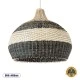 Boho Κρεμαστό Φωτιστικό BARBADOS Μονόφωτο 1 x E27 AC220-240V IP20 - Φ60 x Υ60cm - Μπεζ με Χακί Ξύλινο Μπαμπού Πλέγμα Καμπάνα GloboStar® BARBADOS 01947 Boho Κρεμαστό Φωτιστικό Καμπάνα Μονόφωτο 1 x E27 IP20 Μπεζ & Χακί Ξύλο - Μ60 x Π60 x Υ60cm