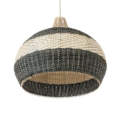Boho Κρεμαστό Φωτιστικό BARBADOS Μονόφωτο 1 x E27 AC220-240V IP20 - Φ60 x Υ60cm - Μπεζ με Χακί Ξύλινο Μπαμπού Πλέγμα Καμπάνα GloboStar® BARBADOS 01947 Boho Κρεμαστό Φωτιστικό Καμπάνα Μονόφωτο 1 x E27 IP20 Μπεζ & Χακί Ξύλο - Μ60 x Π60 x Υ60cm