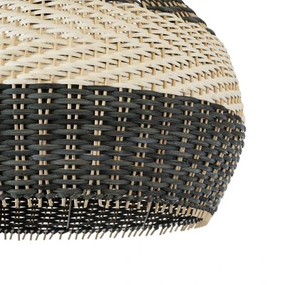 Boho Κρεμαστό Φωτιστικό BARBADOS Μονόφωτο 1 x E27 AC220-240V IP20 - Φ60 x Υ60cm - Μπεζ με Χακί Ξύλινο Μπαμπού Πλέγμα Καμπάνα GloboStar® BARBADOS 01947 Boho Κρεμαστό Φωτιστικό Καμπάνα Μονόφωτο 1 x E27 IP20 Μπεζ & Χακί Ξύλο - Μ60 x Π60 x Υ60cm