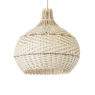 Boho Κρεμαστό Φωτιστικό SANTACRUZ Μονόφωτο 1 x E27 AC220-240V IP20 - Φ40 x Υ40cm - Μπεζ με Καφέ Ξύλινο Μπαμπού Πλέγμα Καμπάνα Boho Κρεμαστό Φωτιστικό SANTACRUZ Μονόφωτο 1 x E27 AC220-240V IP20 - Φ40 x Υ40cm - Μπεζ με Καφέ Ξύλινο Μπαμπού Πλέγμα Καμπάνα