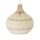 Boho Κρεμαστό Φωτιστικό SANTACRUZ Μονόφωτο 1 x E27 AC220-240V IP20 - Φ40 x Υ40cm - Μπεζ με Καφέ Ξύλινο Μπαμπού Πλέγμα Καμπάνα GloboStar® SANTACRUZ 01950 Boho Κρεμαστό Φωτιστικό Καμπάνα Μονόφωτο 1 x E27 IP20 Μπεζ & Καφέ Ξύλο - Μ40 x Π40 x Υ40cm