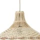 Boho Κρεμαστό Φωτιστικό SANTACRUZ Μονόφωτο 1 x E27 AC220-240V IP20 - Φ40 x Υ40cm - Μπεζ με Καφέ Ξύλινο Μπαμπού Πλέγμα Καμπάνα GloboStar® SANTACRUZ 01950 Boho Κρεμαστό Φωτιστικό Καμπάνα Μονόφωτο 1 x E27 IP20 Μπεζ & Καφέ Ξύλο - Μ40 x Π40 x Υ40cm