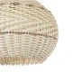 Boho Κρεμαστό Φωτιστικό SANTACRUZ Μονόφωτο 1 x E27 AC220-240V IP20 - Φ40 x Υ40cm - Μπεζ με Καφέ Ξύλινο Μπαμπού Πλέγμα Καμπάνα GloboStar® SANTACRUZ 01950 Boho Κρεμαστό Φωτιστικό Καμπάνα Μονόφωτο 1 x E27 IP20 Μπεζ & Καφέ Ξύλο - Μ40 x Π40 x Υ40cm