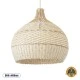 Boho Κρεμαστό Φωτιστικό SANTACRUZ Μονόφωτο 1 x E27 AC220-240V IP20 - Φ60 x Υ60cm - Μπεζ με Καφέ Ξύλινο Μπαμπού Πλέγμα Καμπάνα GloboStar® SANTACRUZ 01951 Boho Κρεμαστό Φωτιστικό Καμπάνα Μονόφωτο 1 x E27 IP20 Μπεζ & Καφέ Ξύλο - Μ60 x Π60 x Υ60cm