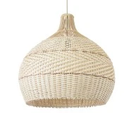 Boho Κρεμαστό Φωτιστικό SANTACRUZ Μονόφωτο 1 x E27 AC220-240V IP20 - Φ60 x Υ60cm - Μπεζ με Καφέ Ξύλινο Μπαμπού Πλέγμα Καμπάνα Boho Κρεμαστό Φωτιστικό SANTACRUZ Μονόφωτο 1 x E27 AC220-240V IP20 - Φ60 x Υ60cm - Μπεζ με Καφέ Ξύλινο Μπαμπού Πλέγμα Καμπάνα