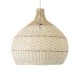 Boho Κρεμαστό Φωτιστικό SANTACRUZ Μονόφωτο 1 x E27 AC220-240V IP20 - Φ60 x Υ60cm - Μπεζ με Καφέ Ξύλινο Μπαμπού Πλέγμα Καμπάνα GloboStar® SANTACRUZ 01951 Boho Κρεμαστό Φωτιστικό Καμπάνα Μονόφωτο 1 x E27 IP20 Μπεζ & Καφέ Ξύλο - Μ60 x Π60 x Υ60cm