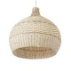 Boho Κρεμαστό Φωτιστικό SANTACRUZ Μονόφωτο 1 x E27 AC220-240V IP20 - Φ60 x Υ60cm - Μπεζ με Καφέ Ξύλινο Μπαμπού Πλέγμα Καμπάνα GloboStar® SANTACRUZ 01951 Boho Κρεμαστό Φωτιστικό Καμπάνα Μονόφωτο 1 x E27 IP20 Μπεζ & Καφέ Ξύλο - Μ60 x Π60 x Υ60cm