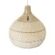 Boho Κρεμαστό Φωτιστικό SANTACRUZ Μονόφωτο 1 x E27 AC220-240V IP20 - Φ60 x Υ60cm - Μπεζ με Καφέ Ξύλινο Μπαμπού Πλέγμα Καμπάνα GloboStar® SANTACRUZ 01951 Boho Κρεμαστό Φωτιστικό Καμπάνα Μονόφωτο 1 x E27 IP20 Μπεζ & Καφέ Ξύλο - Μ60 x Π60 x Υ60cm