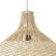 Boho Κρεμαστό Φωτιστικό SANTACRUZ Μονόφωτο 1 x E27 AC220-240V IP20 - Φ60 x Υ60cm - Μπεζ με Καφέ Ξύλινο Μπαμπού Πλέγμα Καμπάνα GloboStar® SANTACRUZ 01951 Boho Κρεμαστό Φωτιστικό Καμπάνα Μονόφωτο 1 x E27 IP20 Μπεζ & Καφέ Ξύλο - Μ60 x Π60 x Υ60cm