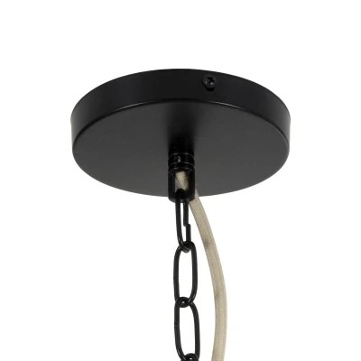 Boho Κρεμαστό Φωτιστικό PUERTORICO Τρίφωτο 3 x E27 AC220-240V IP20 - Φ80 x Υ80cm - Μπεζ Λεπτό Σχοινί Τριχιά Καμπάνα GloboStar® PUERTORICO 02093 Boho Κρεμαστό Φωτιστικό Καμπάνα Τρίφωτο 3 x E27 IP20 Μπεζ & Λευκό Σχοινί - Μ80 x Π80 x Υ80cm